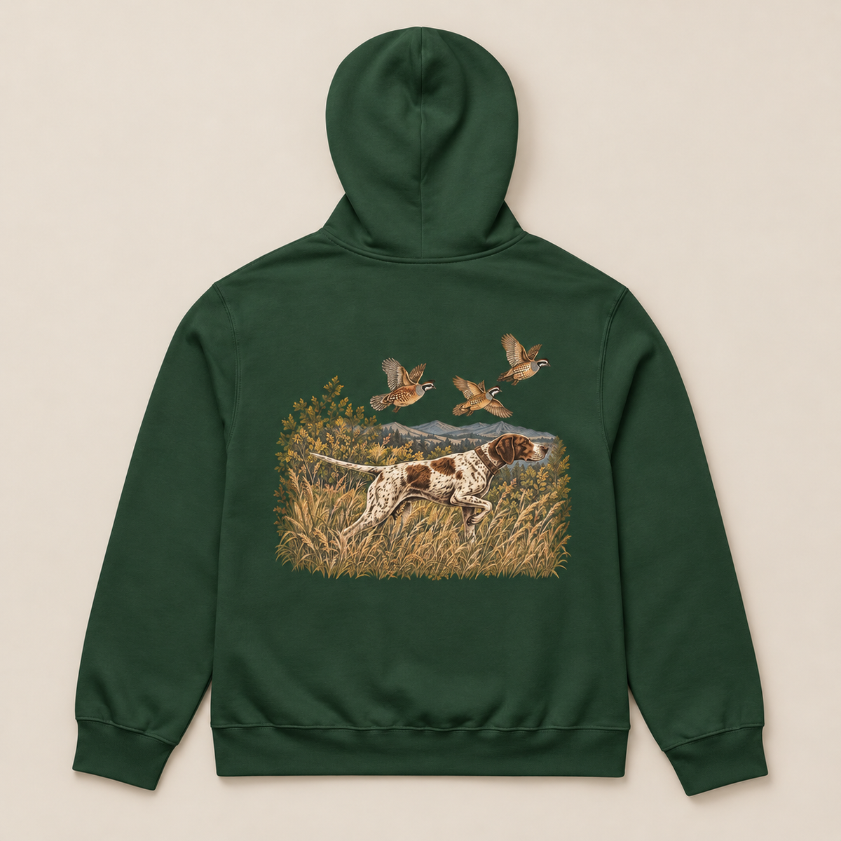 Ridge Point — Forest, back view. Digital product mockup.